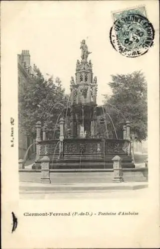 Ak Clermont Ferrand Puy de Dôme, Fontaine Amboise