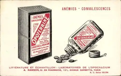 Ak Paris, Laboratoires de l'Opocalcium