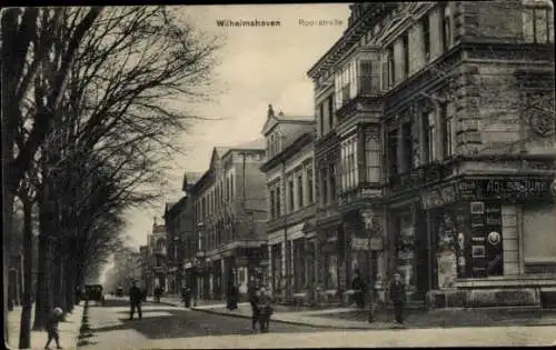 Ak Wilhelmshaven in Niedersachsen, Roonstraße