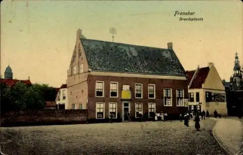 Ak Franeker Friesland Niederlande, Breedeplaats