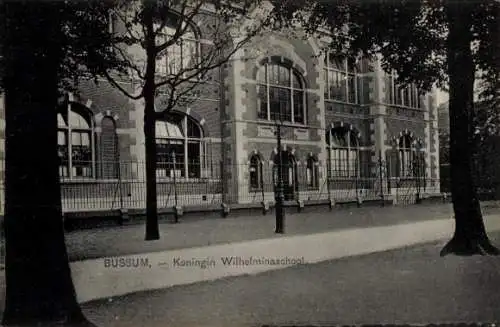 Ak Bussum Nordholland Niederlande, Koningin Wilhelmina Schule