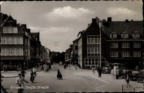 Ak Emden in Ostfriesland, Partie an der Großen Straße