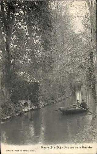 Ak Maule Yvelines, Une vue de la Mauldre