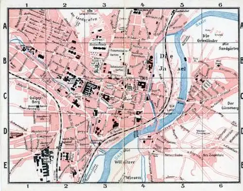 Klapp Landkarten Stadtplan Ak Jena in Thüringen, Straßenverzeichnis, Eingemeindung Jena Ost