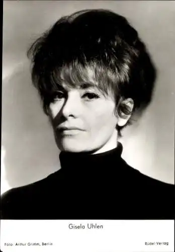 Ak Schauspielerin Gisela Uhlen, Portrait