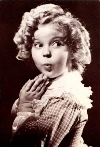 Ak Schauspielerin Shirley Temple, Portrait