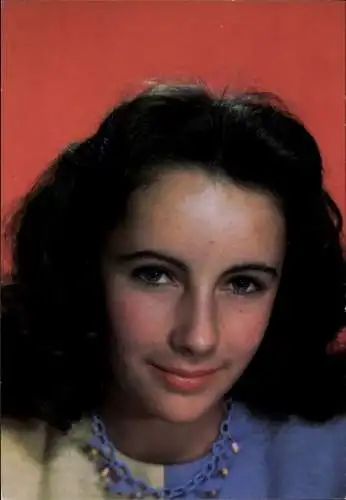 Ak Schauspielerin Elizabeth Taylor, Portrait