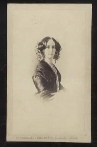 CdV Portrait Sophie Großherzogin von Baden, geb. Prinzessin von Schweden