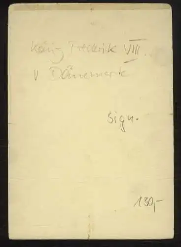 Cabinet Foto Frederik VIII. König von Dänemark