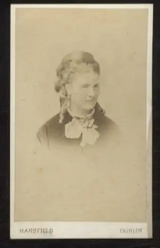 CdV Portrait Herzogin Marie von Hamilton, geb. Prinzessin von Baden