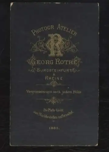 CdV Portrait August Erbprinz zu Sayn-Wittgenstein-Hohenstein