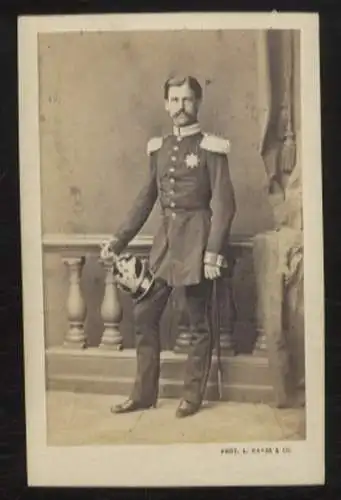 CdV Portrait Fürst Heinrich XIV. von Reuß-Schleiz