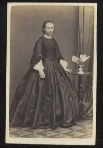 CdV Portrait Marie zu Sayn-Wittgenstein, geb. zu Bentheim.Steinfurt