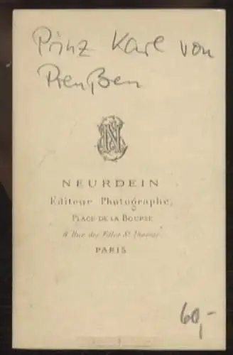 CdV Prinz Karl von Preußen