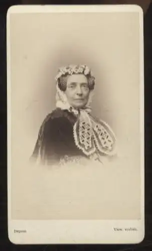 CdV Portrait Königin Elisabeth von Preußen, geb. von Bayern