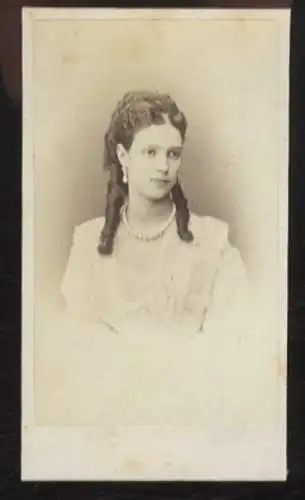 CdV Portrait Maria Feodorovna Zarin v. Rußland, geb. Dagmar Prinzessin v. Dänemark