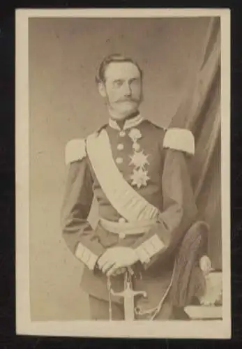 CdV Portrait Prinz Friedrich VIII. von Dänemark