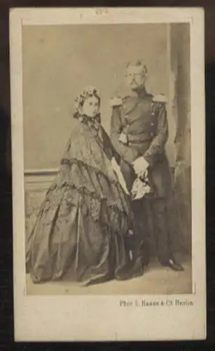 CdV Portrait Friedrich III. Prinz v. Preußen u. Viktoria, geb. v. England und Irland