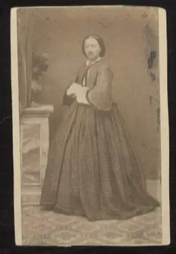 CdV Portrait Herzogin Alexandrine von Sachsen-Coburg-Gotha, geb. von Baden