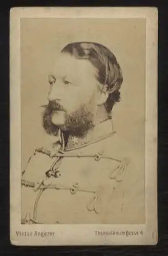 CdV Portrait Herzog August von Sachsen-Coburg-Gotha