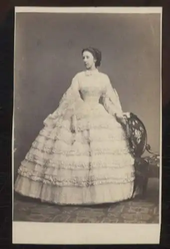 CdV Portrait Anna Landgräfin von Hessen-Kassel, geb. von Preußen