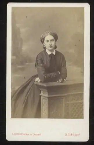 CdV Portrait Antonia Maria Prinzessin von Hohenzollern, geb. von Portugal