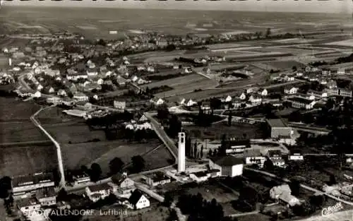 Ak Allendorf an der Werra Hessen, Luftbild