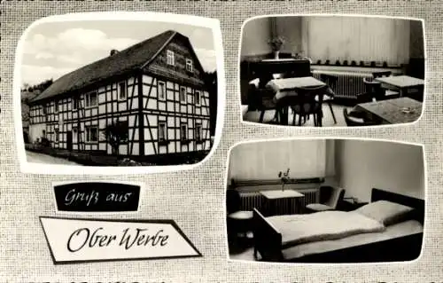 Ak Ober Werbe Waldeck in Nordhessen, Gasthaus-Pension Klosterhof