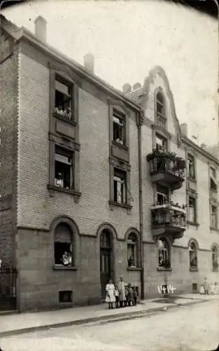 Foto Ak Mannheim in Baden, Lützenburgstraße, Wohnhaus