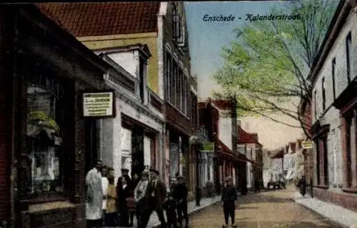 Ak Enschede Overijssel, Kalanderstraat