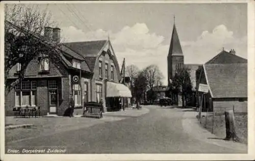 Ak Geben Sie Overijssel, Dorpstraat Zuideind ein