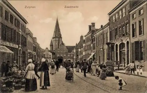 Ak Zutphen Gelderland, Zaadmarkt