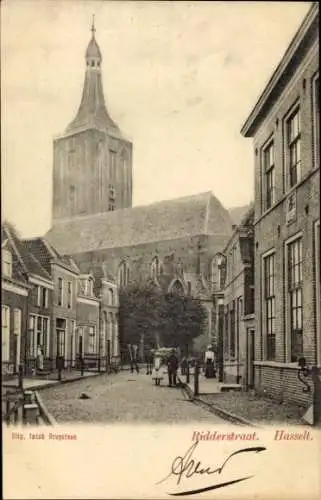 Ak Hasselt Flandern-Limburg, Ridderstraat