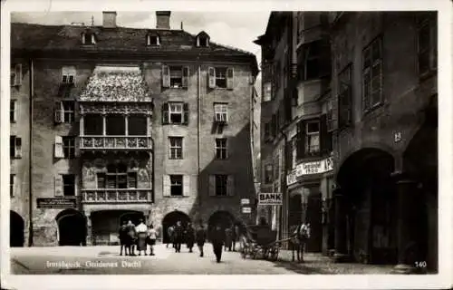 Ak Innsbruck in Tirol, Goldenes Dachl