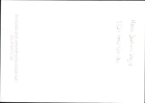 Ak Politiker Hans Jochen Vogel, SPD Vorsitzender, Portrait, Autogramm