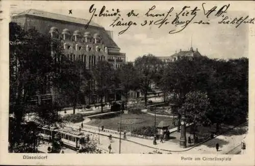 Ak Düsseldorf am Rhein, Corneliusplatz