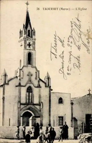 Ak Taourirt Marokko, Die Kirche