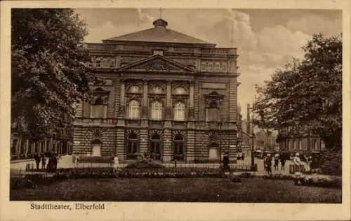 Ak Elberfeld Wuppertal, Stadttheater