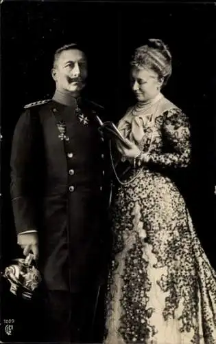 Ak Kaiser Wilhelm II., Kaiserin Auguste Viktoria