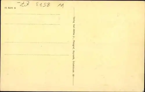 Ak Pottenstein in Oberfranken, Straßenpartie