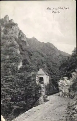 Ak Bernkastel Kues, Kapelle im Wald, Weg