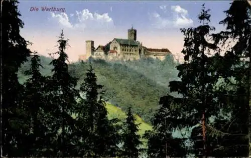 Ak Lutherstadt Eisenach in Thüringen, Wartburg