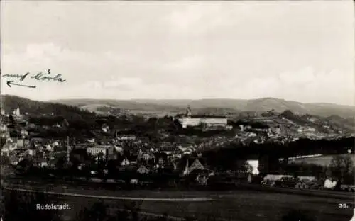 Ak Rudolstadt in Thüringen, Panorama