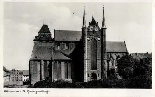 Ak Hansestadt Wismar, St. Georgskirche