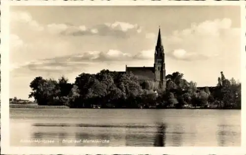 Ak Röbel an der Müritz, Marienkirche