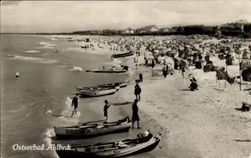 Ak Ostseebad Ahlbeck Heringsdorf auf Usedom, Strand