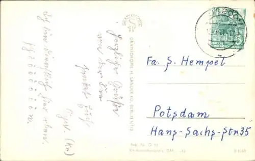 Ak Ostseebad Ahlbeck Heringsdorf auf Usedom, Strand