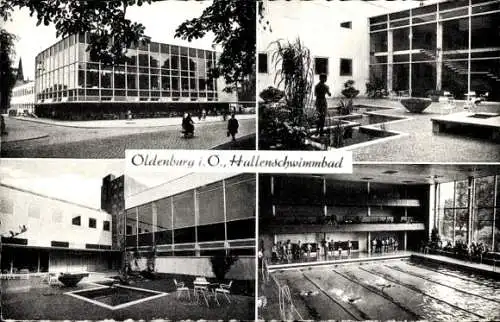 Ak Oldenburg im Großherzogtum Oldenburg, Hallenschwimmbad