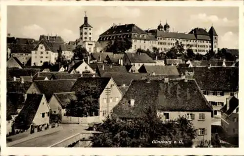 Ak Günzburg an der Donau Schwaben, Teilansicht