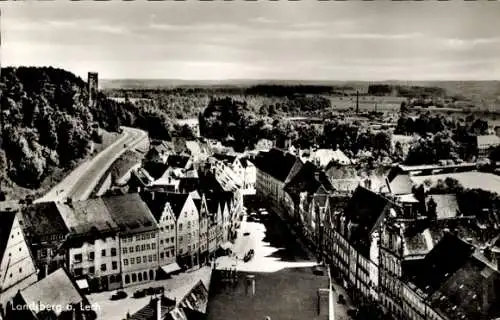 Ak Landsberg am Lech Oberbayern, Gesamtansicht